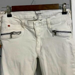 Hudson white jeans